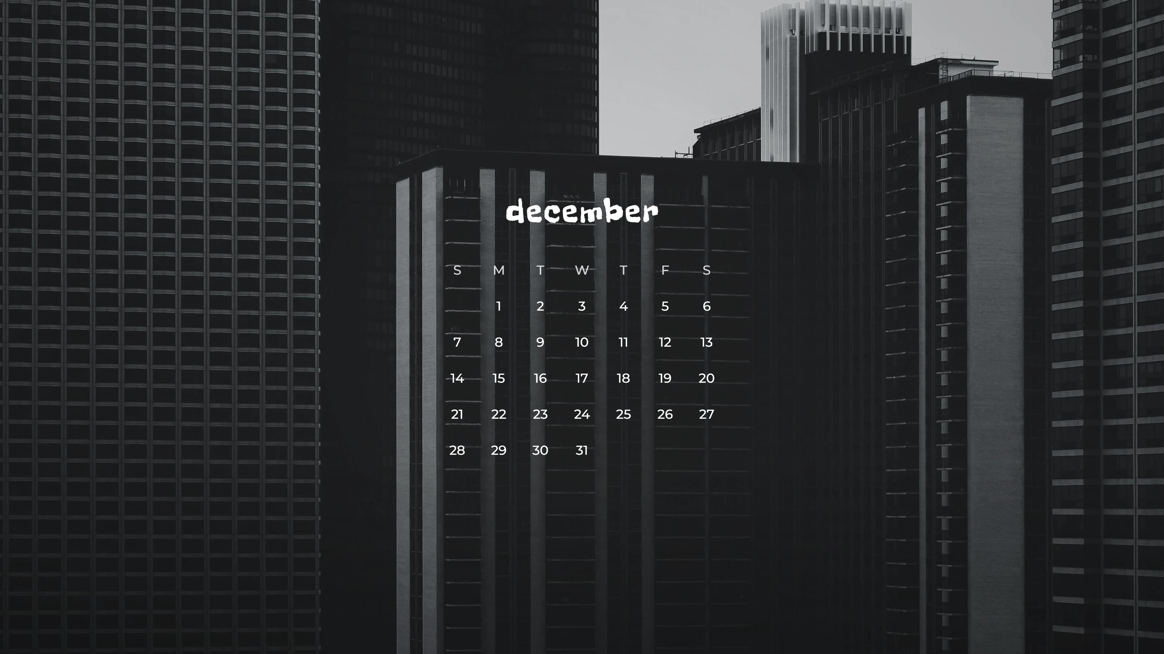 Calendar wallpaper example 2